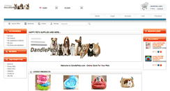 Desktop Screenshot of dandlepets.com